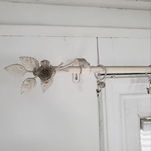 Shabby chic curtain rods